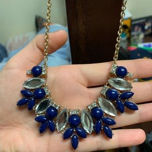 Blue/Silver/Gold necklace